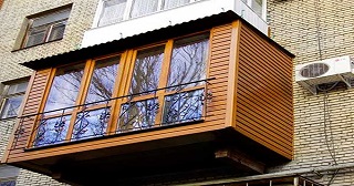 Внешняя отделка балкона Якутск цена от 1057 руб. м/2.